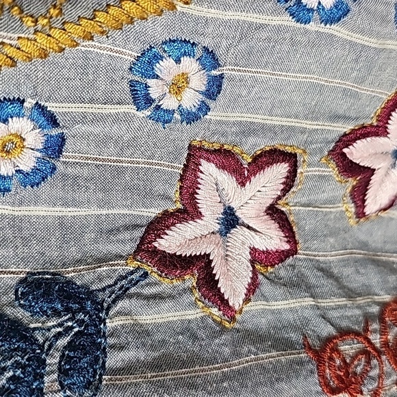 Jonny Was Workshop tunic top. gray, long sleeves.  Oversized small long sleeve - Picture 6 of 11